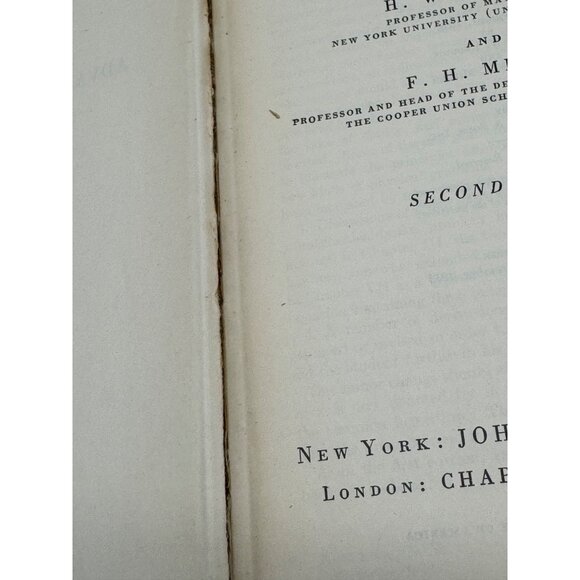 Advanced Mathematics for engineer by H.E. Reddick hardcover book 2nd READ - Picture 5 of 10